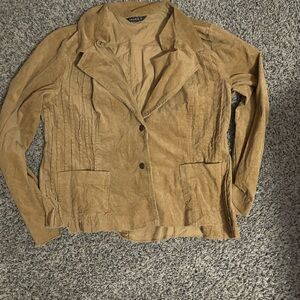 Men's Tan Cargo Jacket